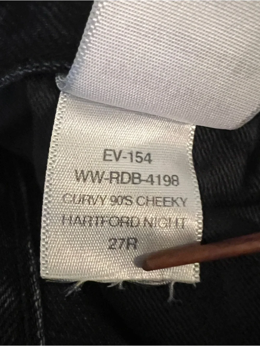 EVERLANE Curvy 90s Cheeky Straight Jeans Organic Cotton Size 27R